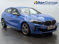 Used BMW M135 Impressive 306 HP (225 kW) 2021 Blue Hatchback