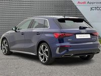 Used Audi A3 S-Line 147 HP (108 kW) 2023 Blue Sedan