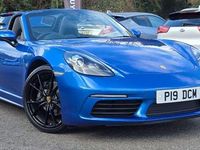 Used Porsche Boxster 2018 Blue Cabriolet