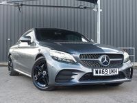 Used Mercedes C220 AMG line 194 HP (142 kW) 2019 Grey Coupe