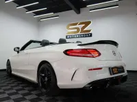 Used Mercedes C200 AMG line 181 HP (133 kW) 2019 White Cabriolet
