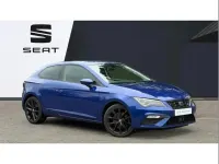 Used Seat Leon FR 180 HP (132 kW) 2017 Blue Hatchback