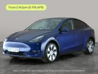 Used Tesla Model Y Long Range AWD 378 kW (514 HP) 2022 Blue SUV