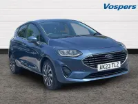 Used Ford Fiesta Titanium 100 HP (73 kW) 2023 Blue Hatchback