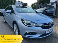 Used Vauxhall Astra Elite 2018 Silver Estate