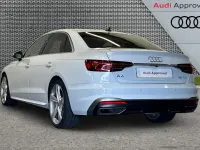 Used Audi A4 S-Line 161 HP (118 kW) 2021 White Sedan