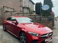 Used Mercedes CLS350 AMG line 281 HP (206 kW) 2019 Red Coupe