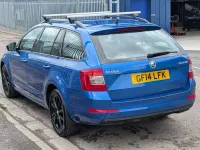 Used Skoda Octavia Elegance 110 HP (80 kW) 2014 Blue Estate