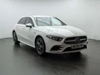 Used Mercedes A250 AMG line 2020 White Hatchback