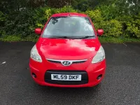 Used Hyundai i10 77 HP (56 kW) 2009 Red Hatchback