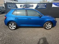 Used Skoda Fabia SE 110 HP (80 kW) 2015 Blue Hatchback