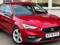 Begagnad Seat Leon FR 130 HK (95 kW) 2020 Röd Halvkombi