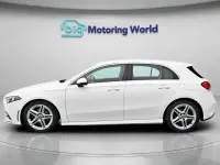 Used Mercedes A180 AMG line 136 HP (100 kW) 2019 White Hatchback