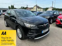 Used Vauxhall Grandland X Business Edition 130 HP (95 kW) 2019 Black SUV