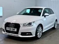 Used Audi A1 S-Line 125 HP (91 kW) 2018 White Hatchback