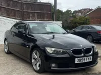 Used BMW 320 Cabriolet 2009 Black Cabriolet