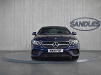 Used Mercedes E220 AMG Line Premium 194 HP (142 kW) 2018 Blue Coupe