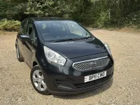Used Kia Venga 125 HP (91 kW) 2011 Black Hatchback