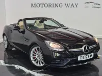 Used Mercedes SLC200 AMG line 184 HP (135 kW) 2017 Black Cabriolet
