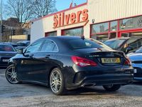 Used Mercedes CLA180 AMG line 122 HP (89 kW) 2018 Black Sedan