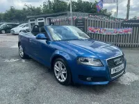 Used Audi A3 Cabriolet Sport 200 HP (147 kW) 2009 Blue Cabriolet