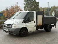 Used Ford Transit 100 HP (73 kW) 2008 White Cabriolet