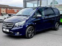 Usado Mercedes Vito 2017 Azul Van