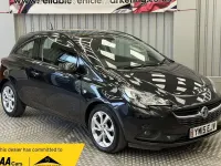 Used Vauxhall Corsa Excite 2015 Black Hatchback