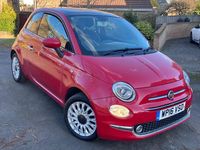 Used Fiat 500 Lounge 69 HP (50 kW) 2016 Red Hatchback