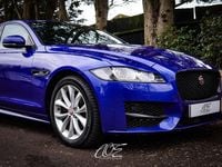Used Jaguar XF R-Sport 180 HP (132 kW) 2017 Blue Sedan