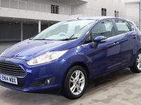 Used Ford Fiesta Zetec 82 HP (60 kW) 2014 Blue Hatchback