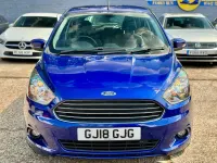Used Ford Ka Plus Zetec 85 HP (62 kW) 2018 Blue Hatchback