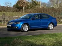 Used Skoda Octavia Elegance 105 HP (77 kW) 2014 Blue Hatchback