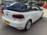 Used VW Golf Cabriolet S 2012 White Cabriolet