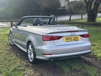 Used Audi A3 Cabriolet S-Line 2015 Silver Cabriolet