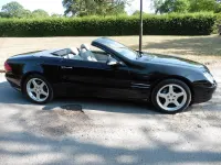 Used Mercedes SL350 2003 Black Cabriolet