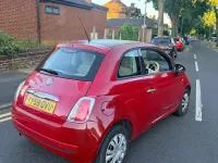 Used Fiat 500 Pop 69 HP (50 kW) 2009 Red Cabriolet