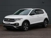Used VW T-Cross Black Edition 110 HP (80 kW) 2023 White SUV