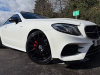Begagnad Mercedes E350 AMG Line Premium Plus 2020 Vit Sportkupé