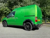 Used Ford Transit Connect 90 HP (66 kW) 2007 Green MPV