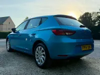 Used Seat Leon SE 103 HP (75 kW) 2014 Blue Hatchback