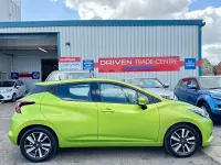 Używany Nissan Micra Acenta 71 KM (52 kW) 2018 Zielony Hatchback