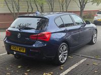 Used BMW 118 Sport Line 2017 Blue Hatchback
