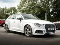 Used Audi S3 Sportback Black Edition 2017 White Hatchback