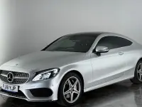 Used Mercedes C250 AMG Line Premium Plus 204 HP (150 kW) 2018 Silver Coupe