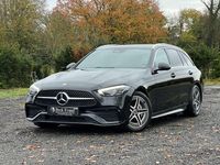 Used Mercedes C300e AMG line 2023 Black Estate