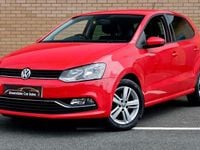 Used VW Polo Match 90 HP (66 kW) 2016 Red Hatchback