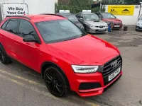 Used Audi Q3 Black Edition 150 HP (110 kW) 2017 Red SUV