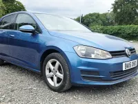 Used VW Golf VII 2015 Blue Hatchback