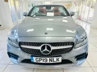Käytetty Mercedes C300 AMG Line Premium 2019 Harmaa Avoauto